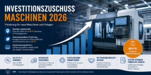 Investitionszuschuss Maschinen 2026: Wer wie viel bekommt